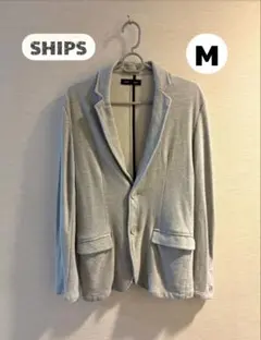 SHIPS シップス 綿100% ジャケット M ライトグレーのサムネイル