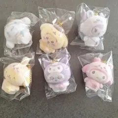 ちいかわサンリオコラボ　マスコットチャーム6個セット