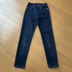 【無印良品】ストレッチデニムスリムストレート 23(58.5cm) 股下73.5
