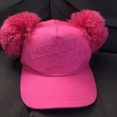 ディズニー ポンポンキャップ ピンク