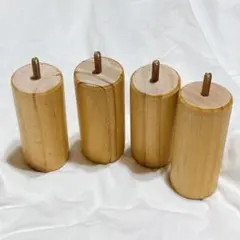 木製脚 ナチュラル 8M 4本