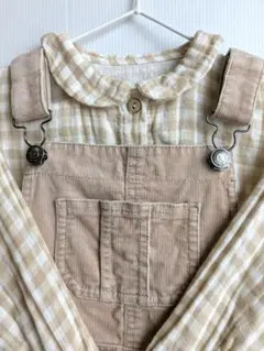 グローバルワーク ブラウス・ジャンバースカートセットアップ 110