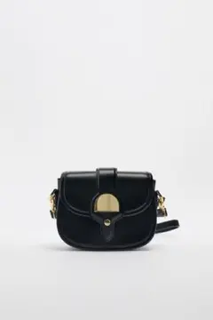 ZARA ミニ クロスボディバッグ ブラック