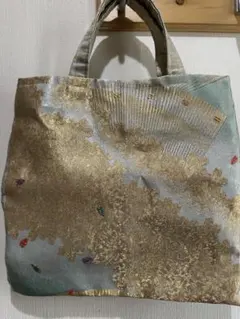 AIKO 和風トートバッグ 金色刺繍