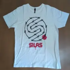 SILAS バーベルデザイン Tシャツ M ホワイトのサムネイル