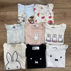 保育園 女の子 80 トップス 半袖 Tシャツ 8着セット まとめ売り フリル