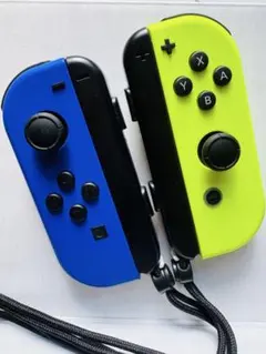 任天堂Joy-Con ブルー＆ネオンイエロー 左右セット 箱なし 動作OK