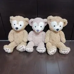 東京ディズニーシー ダッフィー&シェリーメイぬいぐるみ 3体セット