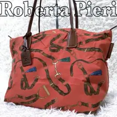 Roberta Pieri　ロベルタピエリ　ナイロントートバッグ　総柄　A4可のサムネイル