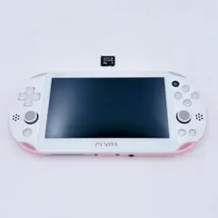 美品 PSVita PCH-2000 ライトピンク ホワイト メモリーカード付き