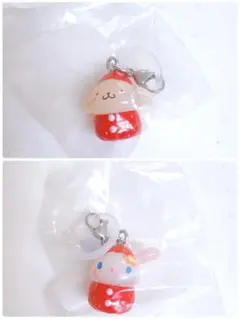 サンリオ　めじるしチャーム　いちご　プリン　ウサハナ