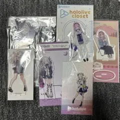 ホロライブ　紫咲シオン　湊あくあ　アクリルスタンド 6個セット