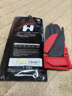 UNDER ARMOUR スポーツグローブ Mサイズ 赤/グレー
