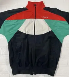 adidas トラックジャケット 銀タグ 80s ベロア生地