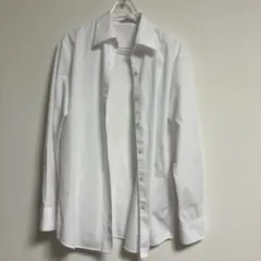 ホワイト 長袖シャツ