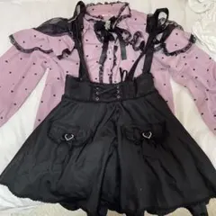 地雷系セットアップ　ゴスロリ・ロリータ衣装