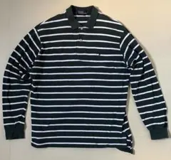 d*t様 ポロラルフローレン　ボーダーポロシャツ　長袖　USA製