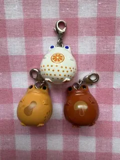 平成レトロ フロッグスタイル チャーム 当時物 3種