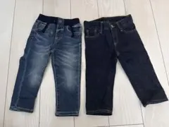 GAP デニムパンツ90 2点セット☆