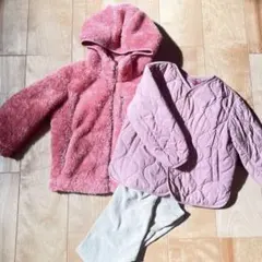 ユニクロ　110cm パーカー　ジャケット　レギンス　3点まとめ売り