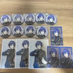 プロセカ KAITO あんスタコラボ グリッター缶バッジ　エピカ　箔押し　特典