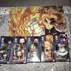 鬼滅の刃 ディフォルメマスコット LAWSON限定3種類入のクリアファイル レア