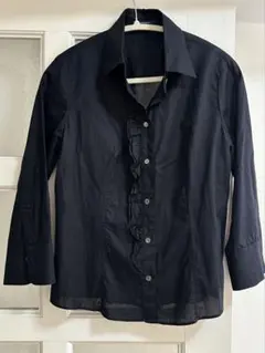 BURBERRY LONDON フリルブラウス 42のサムネイル