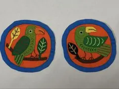 鳥のモラワッペン2点