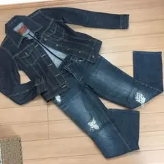 セシルマクビー ジーンズMとGジャンフリーサイズ