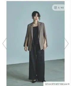 2wayスリットスリーブテーラードフォーマルジャケット