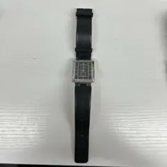 電池切れ SKAGEN スクエア型 クォーツ 腕時計 ブラックのサムネイル