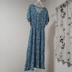 GLOBAL WORK 花柄ワンピース M