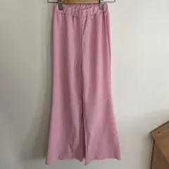 韓国子供服　フレアパンツ　ピンク　120