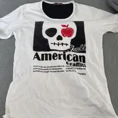 MODISHGAZE スカルプリント Tシャツ L