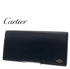 カルティエ　長財布　財布　ブラック　ワインレッド　ブランド　お洒落　メンズのサムネイル