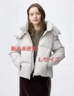 GU ウォームパデッドブルゾン　ナチュラル　L　未使用