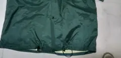 ダークグリーンmen's ナイロンジャケット　レインコート
