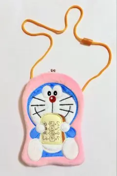 ドラえもん ポシェット ポーチ がま口 ピンク 青 白 パン 紐 子供 推し活
