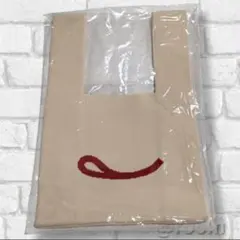 【新品未使用】不二家 オリジナルニットトートバッグ ペコちゃん スマイルマーク