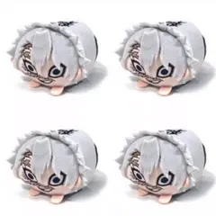 新品★鬼滅の刃【不死川実弥】もちころりん★ぬいぐるみマスコット★4点セット