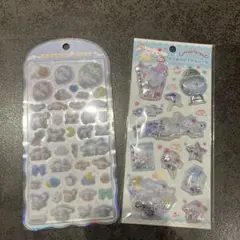 ま*ろ様 【正規品】シナモロールコットンパフィとシャカシャカシール