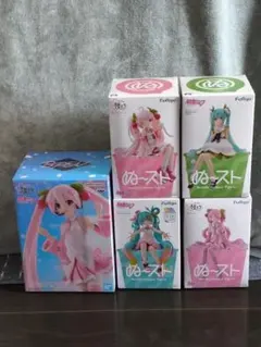 初音ミク 桜ミク フィギュア ぬーどるストッパー EVOLVE 5点セット