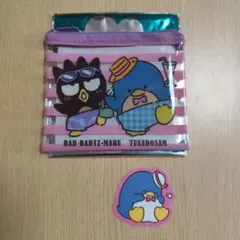 スシロー はぴだんぶい ばつ丸 タキシードサム ポーチ サムピック付き