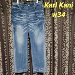 swag y2k Karl Kani カールカナイ 鬼ヒゲ ストレートデニムのサムネイル