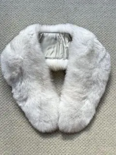 新品　日本製　SAGAFURS　ブルーフォックスファー