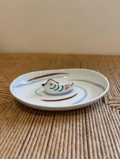 新品 九谷焼 青郊窯 めじろ メジロ 11cmサイズ 小皿 豆皿 鳥 バード