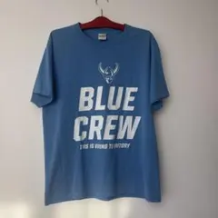 カレッジ　Tシャツ　ライトブルー　「BLUE CREW」　JERZEES