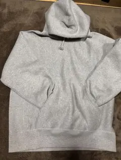 グレー フード付き パーカー
