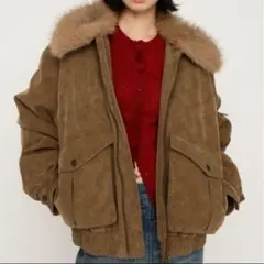 ムートンジャケット　アウター　sly SLY 2WAY OVER SIZE Bー3 KHA -ファッション通販 FASHION WALKER
