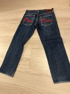 w34×L35 EVISU エヴィスLot2000 No2 デニム　赤カモメのサムネイル